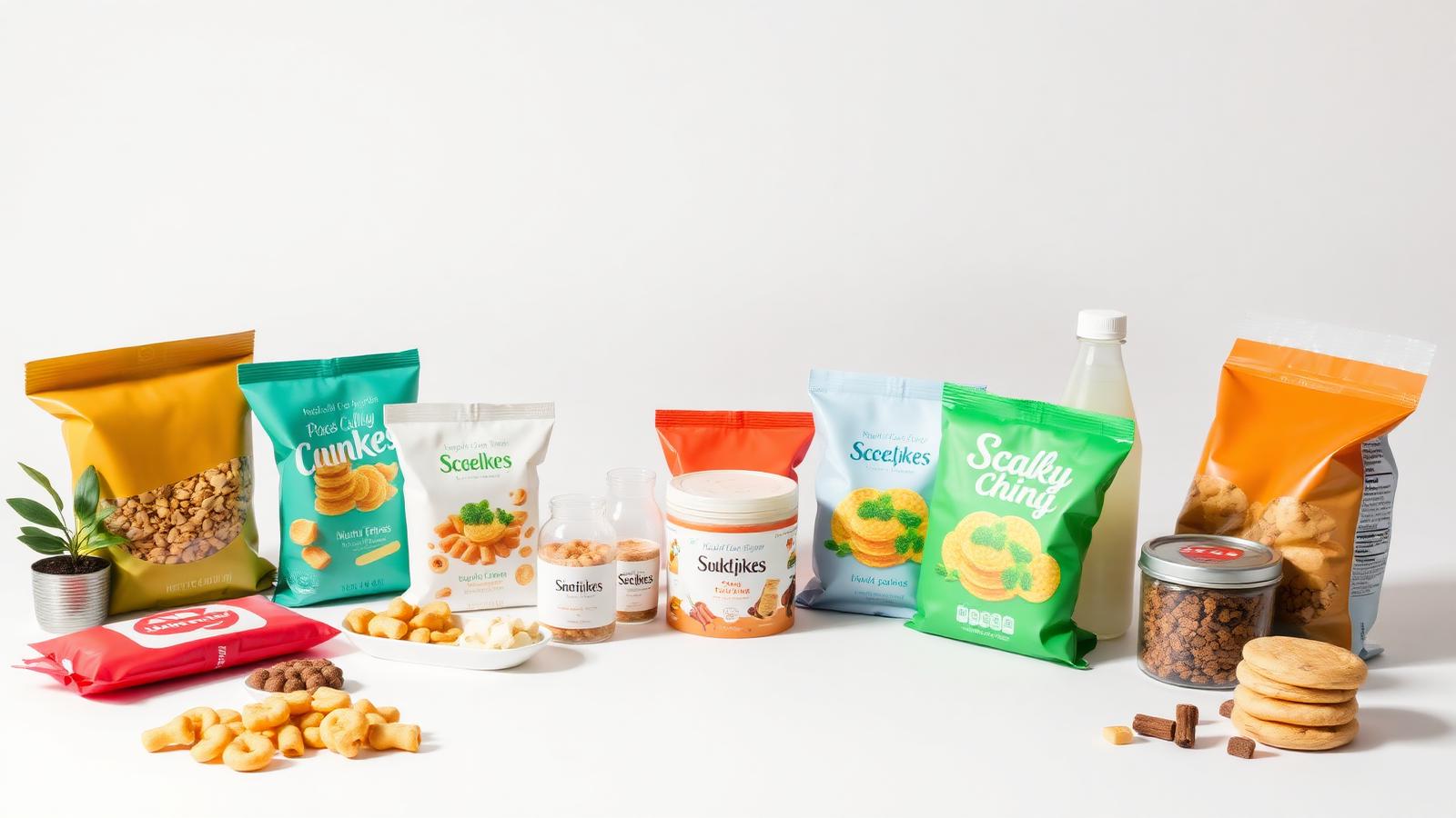 Assortment of snacks, confectionery and convenience products